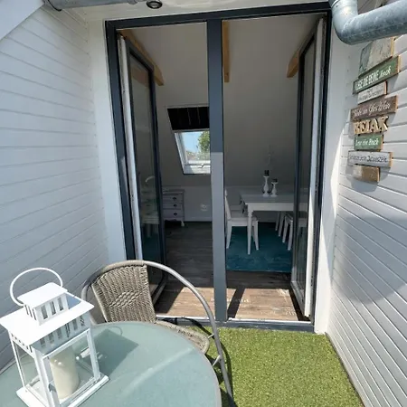 アパート Dachgeschosswohnung Im Huus An't Koornfeld *