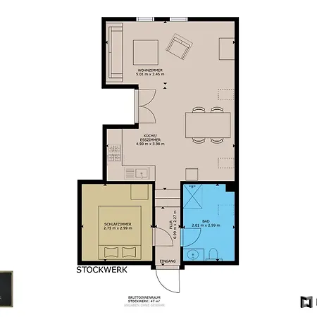 Dachgeschosswohnung Im Huus An't Koornfeld * Osteel